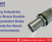 Why Industries Prefer Braco Double Compression Brass Glands for Harsh Environments