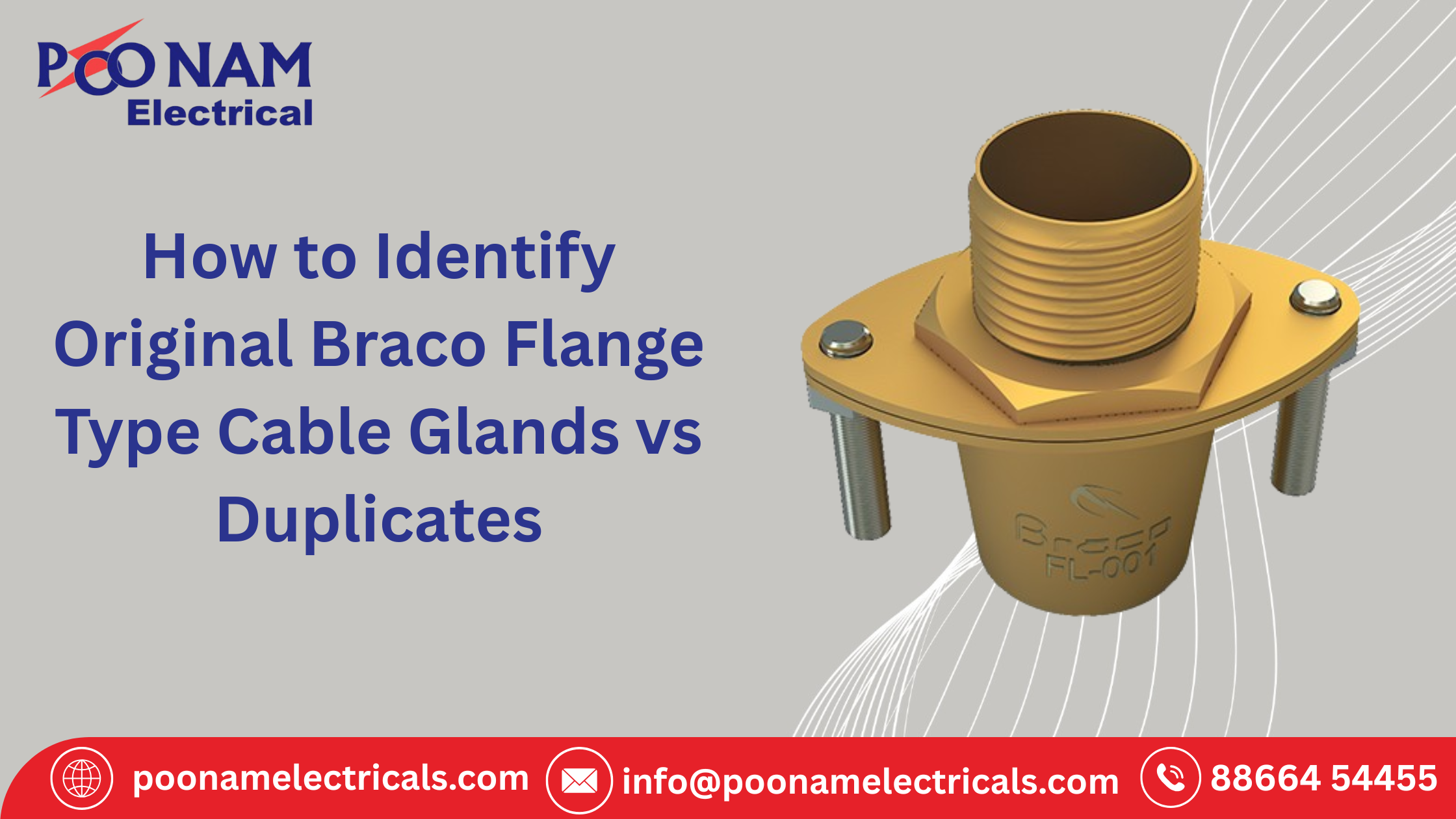 How to Identify Original Braco Flange Type Cable Glands vs Duplicates